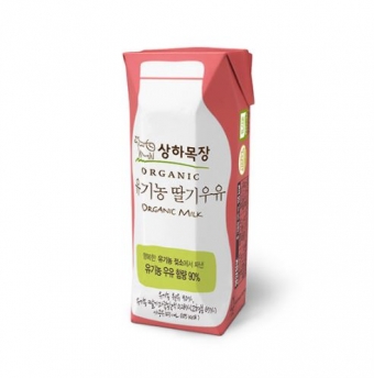 [상하목장] 유기농 딸기우유 (125mlx4)